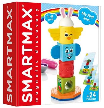 Aanbiedingen SmartMax My First Totem Set - Smartmax - Geldig van 07/12/2019 tot 01/01/2020 bij ToyChamp