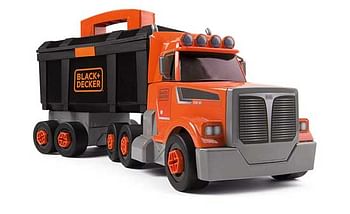 Aanbiedingen Black & Decker constructietruck - Smoby - Geldig van 07/12/2019 tot 01/01/2020 bij ToyChamp