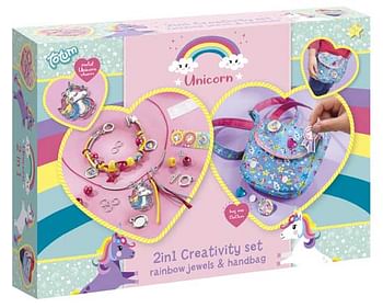 Aanbiedingen Unicorn 2-in-1 Creativity Set - Totum - Geldig van 07/12/2019 tot 01/01/2020 bij ToyChamp