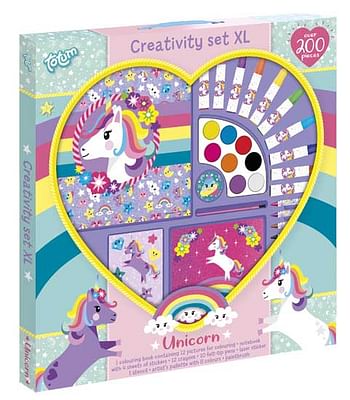 Aanbiedingen Unicorn Creativity Set XL - Totum - Geldig van 07/12/2019 tot 01/01/2020 bij ToyChamp