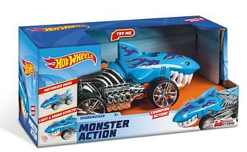 Aanbiedingen Hot Wheels Monster Action Sharkruiser - Hot Wheels - Geldig van 07/12/2019 tot 01/01/2020 bij ToyChamp