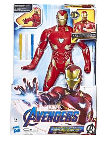 Aanbiedingen Avengers Feature Iron Man - Hasbro - Geldig van 07/12/2019 tot 01/01/2020 bij ToyChamp