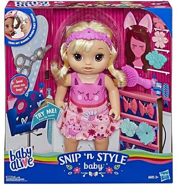 Aanbiedingen Baby Alive Magisch Kapsel Baby Blond - Hasbro - Geldig van 07/12/2019 tot 01/01/2020 bij ToyChamp