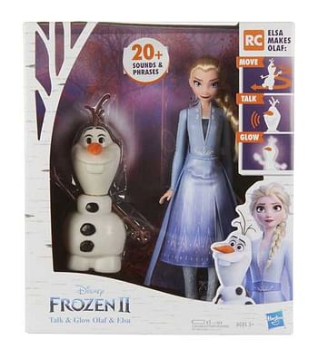 Aanbiedingen Frozen 2 Interactieve Elsa en Olaf - Hasbro - Geldig van 07/12/2019 tot 01/01/2020 bij ToyChamp