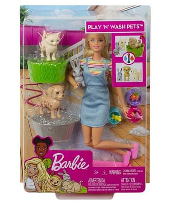 Aanbiedingen Barbie Spelen en Wassen Huisdieren - Barbie - Geldig van 07/12/2019 tot 01/01/2020 bij ToyChamp
