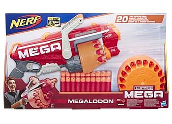 Aanbiedingen NERF MEGA Megalodon - Nerf - Geldig van 07/12/2019 tot 01/01/2020 bij ToyChamp