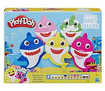 Aanbiedingen Play-Doh Baby Shark Speelset - Play-Doh - Geldig van 07/12/2019 tot 01/01/2020 bij ToyChamp