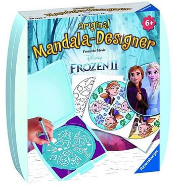Aanbiedingen Frozen 2 Mandala 2-in-1 designer - Ravensburger - Geldig van 07/12/2019 tot 01/01/2020 bij ToyChamp
