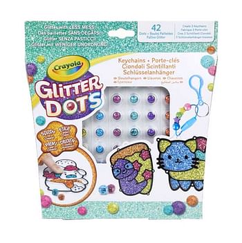 Aanbiedingen Glitter Dots Sleutelhangers - Crayola - Geldig van 07/12/2019 tot 01/01/2020 bij ToyChamp