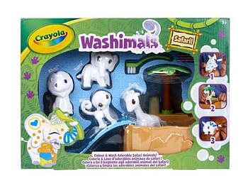 Aanbiedingen Washimals Safari Set - Crayola - Geldig van 07/12/2019 tot 01/01/2020 bij ToyChamp