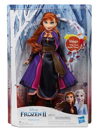 Aanbiedingen Frozen 2 Zingende Anna - Hasbro - Geldig van 02/01/2020 tot 02/02/2020 bij ToyChamp