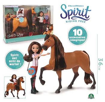 Aanbiedingen Spirit deluxe speelset met paard en pop 29cm - Giochi Preziosi - Geldig van 02/01/2020 tot 02/02/2020 bij ToyChamp