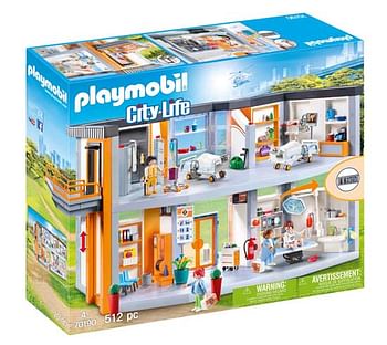 Aanbiedingen 70190 Groot ziekenhuis met inrichting - Playmobil - Geldig van 02/01/2020 tot 02/02/2020 bij ToyChamp