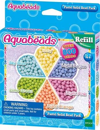 Aanbiedingen Navulling pastel parels - Aquabeads - Geldig van 01/02/2020 tot 01/03/2020 bij ToyChamp