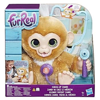 Aanbiedingen Zandi, het zieke aapje - FurReal - Geldig van 01/02/2020 tot 01/03/2020 bij ToyChamp