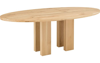 Aanbiedingen Eettafel Ivo, Ovaal 180 x 110 cm - Goossens - Geldig van 16/02/2020 tot 30/03/2020 bij Goossens Wonen & Slapen