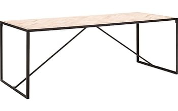 Aanbiedingen Eettafel Oxford, 200 x 90 cm - Goossens - Geldig van 16/02/2020 tot 30/03/2020 bij Goossens Wonen & Slapen