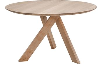 Aanbiedingen Eettafel Het Gesprek, Rond 110 x 110 cm - Goossens - Geldig van 16/02/2020 tot 30/03/2020 bij Goossens Wonen & Slapen