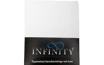 Aanbiedingen Boxspringbeschermingsset Infinity Bbs Luxe, (molton + hoeslaken) 70 x 200 cm - Infinity - Geldig van 16/02/2020 tot 30/03/2020 bij Goossens Wonen & Slapen