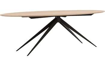 Aanbiedingen Eettafel Ferris, Ovaal 220 x 120 cm - Goossens Excellent - Geldig van 16/02/2020 tot 30/03/2020 bij Goossens Wonen & Slapen