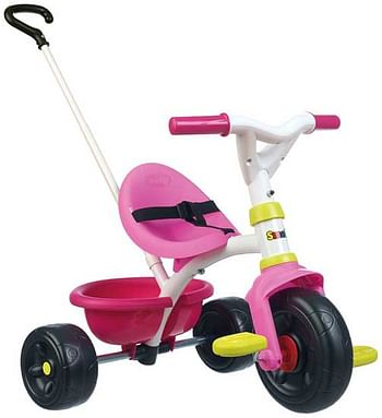 Aanbiedingen Be Fun driewieler pink - Smoby - Geldig van 14/03/2020 tot 05/04/2020 bij ToyChamp