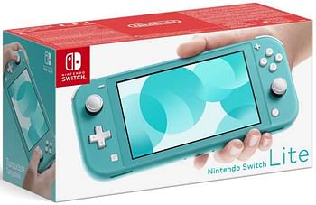Aanbiedingen Nintendo Switch Console Lite Turkoois - Nintendo - Geldig van 14/03/2020 tot 05/04/2020 bij ToyChamp