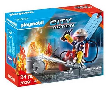 Aanbiedingen 70291 Cadeauset Brandweer - Playmobil - Geldig van 14/03/2020 tot 05/04/2020 bij ToyChamp