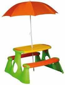 Aanbiedingen Picknick tafel met parasol - Paradiso - Geldig van 16/05/2020 tot 31/05/2020 bij ToyChamp