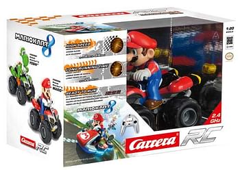 Aanbiedingen Carrera RC Mario Kart RC Mario quad - Carrera - Geldig van 16/05/2020 tot 31/05/2020 bij ToyChamp
