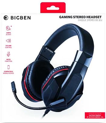 Aanbiedingen BigBen Switch Stereo Gaming Headset - BIGben - Geldig van 16/05/2020 tot 31/05/2020 bij ToyChamp
