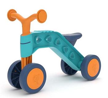 Aanbiedingen ItsyBitsy loopfietsje met 4 wielen blauw/oranje - Chillafish - Geldig van 16/05/2020 tot 31/05/2020 bij ToyChamp