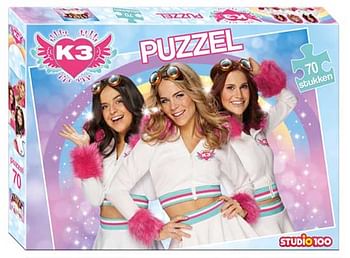 Aanbiedingen K3 Dromen puzzel 70st - Studio 100 - Geldig van 16/05/2020 tot 31/05/2020 bij ToyChamp