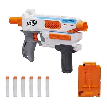 Aanbiedingen NERF N-Strike Modulus Mediator - Nerf - Geldig van 30/05/2020 tot 21/06/2020 bij ToyChamp