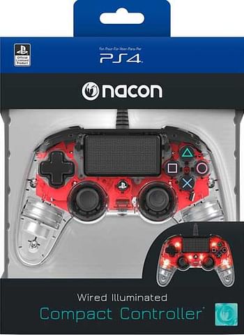 Aanbiedingen PS4 Nacon Wired Official Controller Transparant Ro - BIGben - Geldig van 30/05/2020 tot 21/06/2020 bij ToyChamp