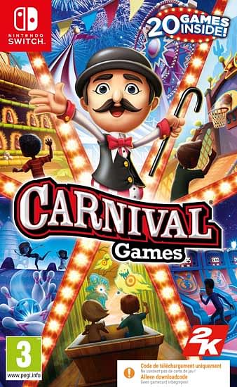 Aanbiedingen Switch Carnival Games (Code In A Box) - Nintendo - Geldig van 27/06/2020 tot 26/07/2020 bij ToyChamp