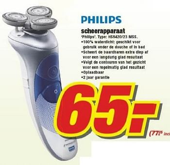 Aanbiedingen Scheerapparaat - Philips - Geldig van 24/08/2010 tot 06/09/2010 bij Makro