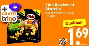 Aanbiedingen Chio bowlers of bistrello - Chio - Geldig van 18/09/2011 tot 24/09/2011 bij Coop