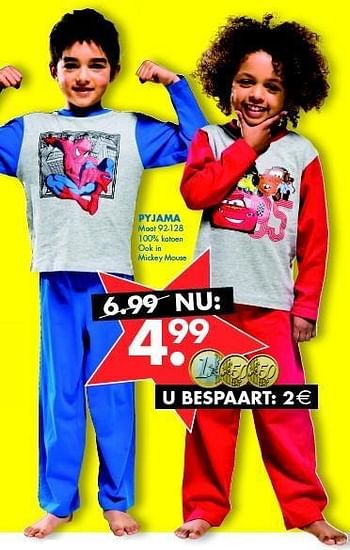 Aanbiedingen Pyjama - Huismerk - Zeeman  - Geldig van 24/03/2012 tot 07/04/2012 bij Zeeman