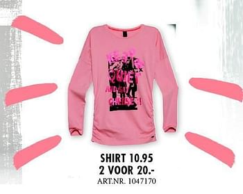 Aanbiedingen Shirt - Huismerk - Shoeby Fashion - Geldig van 20/01/2014 tot 02/02/2014 bij Shoeby Fashion