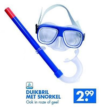 Aanbiedingen Duikbril met snorkel - Huismerk - Zeeman  - Geldig van 17/05/2014 tot 31/05/2014 bij Zeeman