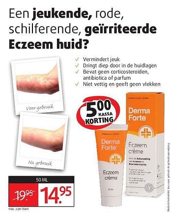 Aanbiedingen Van optimax voor vrouwen - Derma Forte - Geldig van 23/06/2014 tot 24/10/2014 bij De Rode Pilaren