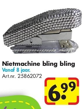 Aanbiedingen Nietmachine bling bling - Huismerk - Bart Smit - Geldig van 24/06/2014 tot 15/09/2014 bij Bart Smit