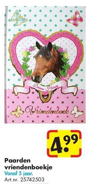 Aanbiedingen Paarden vriendenboekje - Huismerk - Bart Smit - Geldig van 24/06/2014 tot 15/09/2014 bij Bart Smit