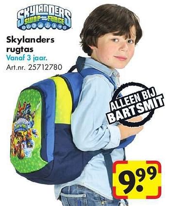 Aanbiedingen Skylanders rugtas - Activision - Geldig van 24/06/2014 tot 15/09/2014 bij Bart Smit