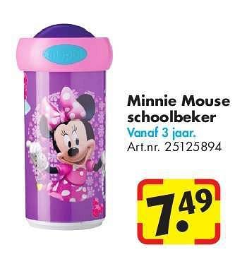 Aanbiedingen Minnie mouse schoolbeker - Huismerk - Bart Smit - Geldig van 24/06/2014 tot 15/09/2014 bij Bart Smit