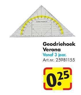 Aanbiedingen Geodriehoek verona - Huismerk - Bart Smit - Geldig van 24/06/2014 tot 15/09/2014 bij Bart Smit