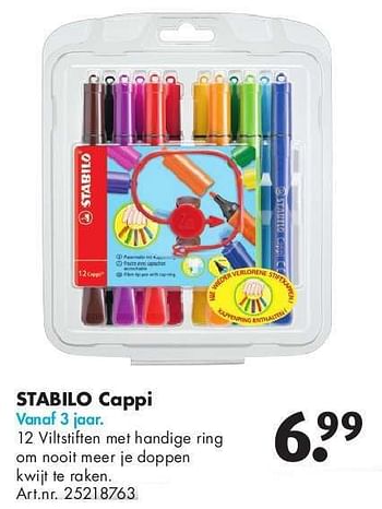 Aanbiedingen Stabilo cappi - Stabilo - Geldig van 24/06/2014 tot 15/09/2014 bij Bart Smit