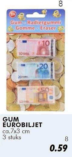 Aanbiedingen Gum eurobiljet - Huismerk - Action - Geldig van 25/06/2014 tot 03/08/2014 bij Action