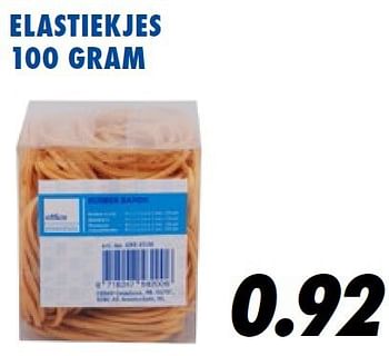 Aanbiedingen Elastiekjes 100 gram - Huismerk - Action - Geldig van 25/06/2014 tot 03/08/2014 bij Action