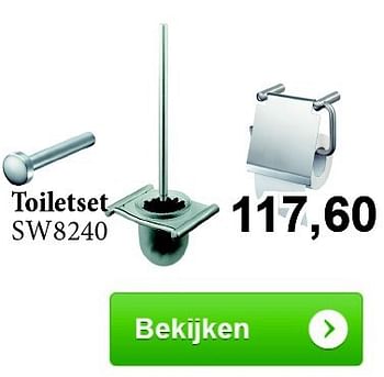 Aanbiedingen Toiletset - Haceka - Geldig van 01/07/2014 tot 31/07/2014 bij Sanitairwinkel